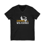 Jennings Wolverines V-Neck Tee | Eighth Grade Innovator