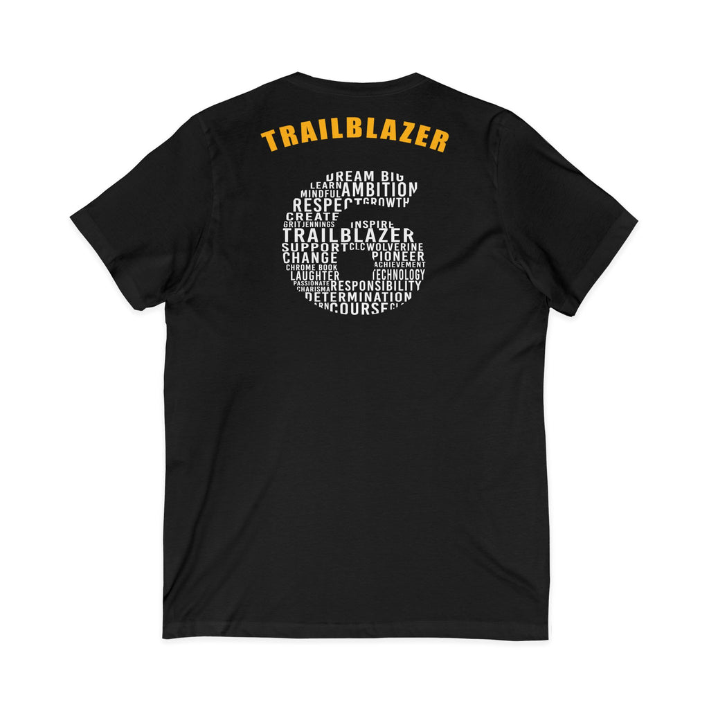 Jennings Wolverines V-Neck Tee | Sixth Grade Trailblazer