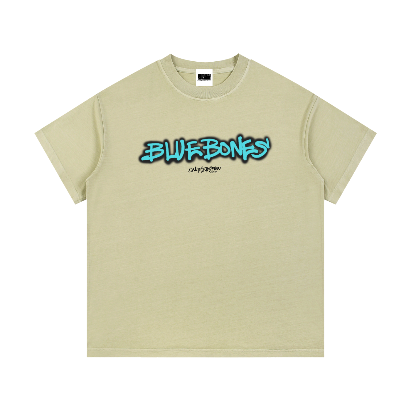 BLUE BONES -VINTAGE WASHED TEE