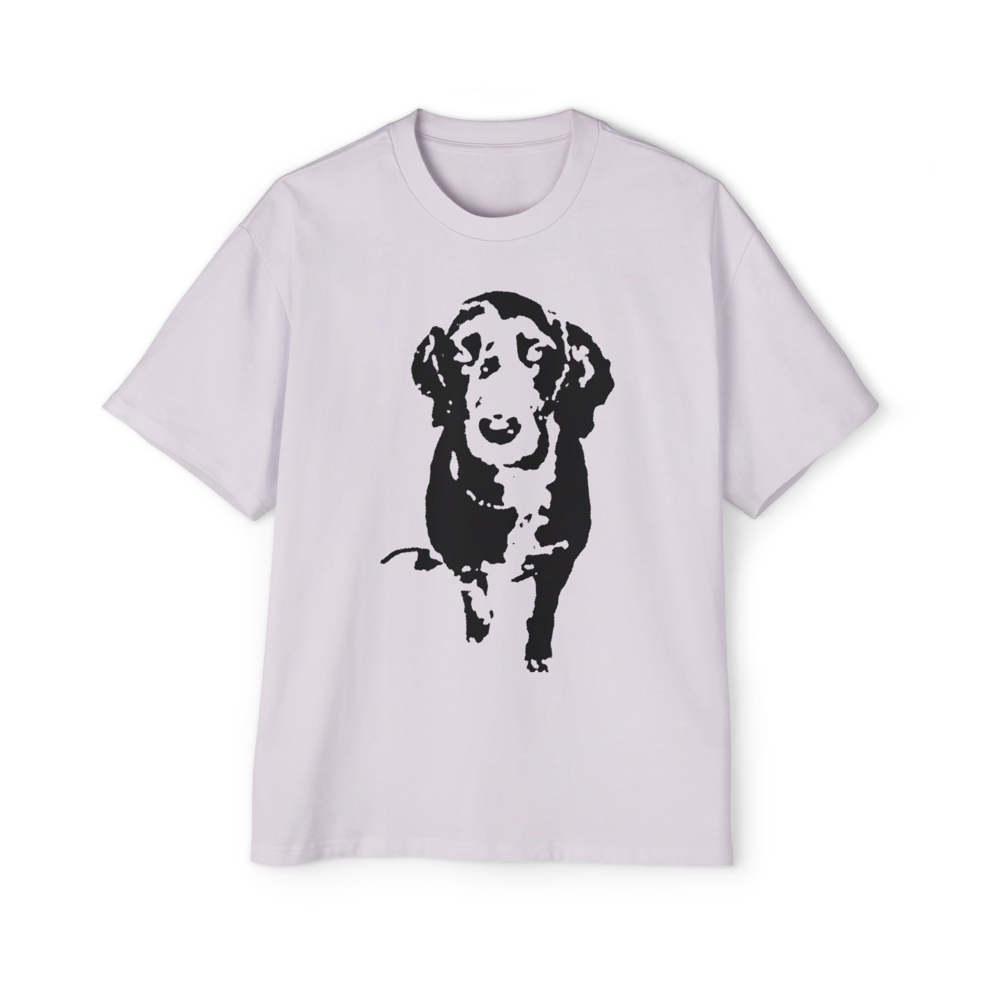 Men's Oversized Dog Print Tee - Casual Wear, Gift for Pet Lovers, Birthday, Dog Lovers, Everyday Comfort, Unique Graphic T-shirt