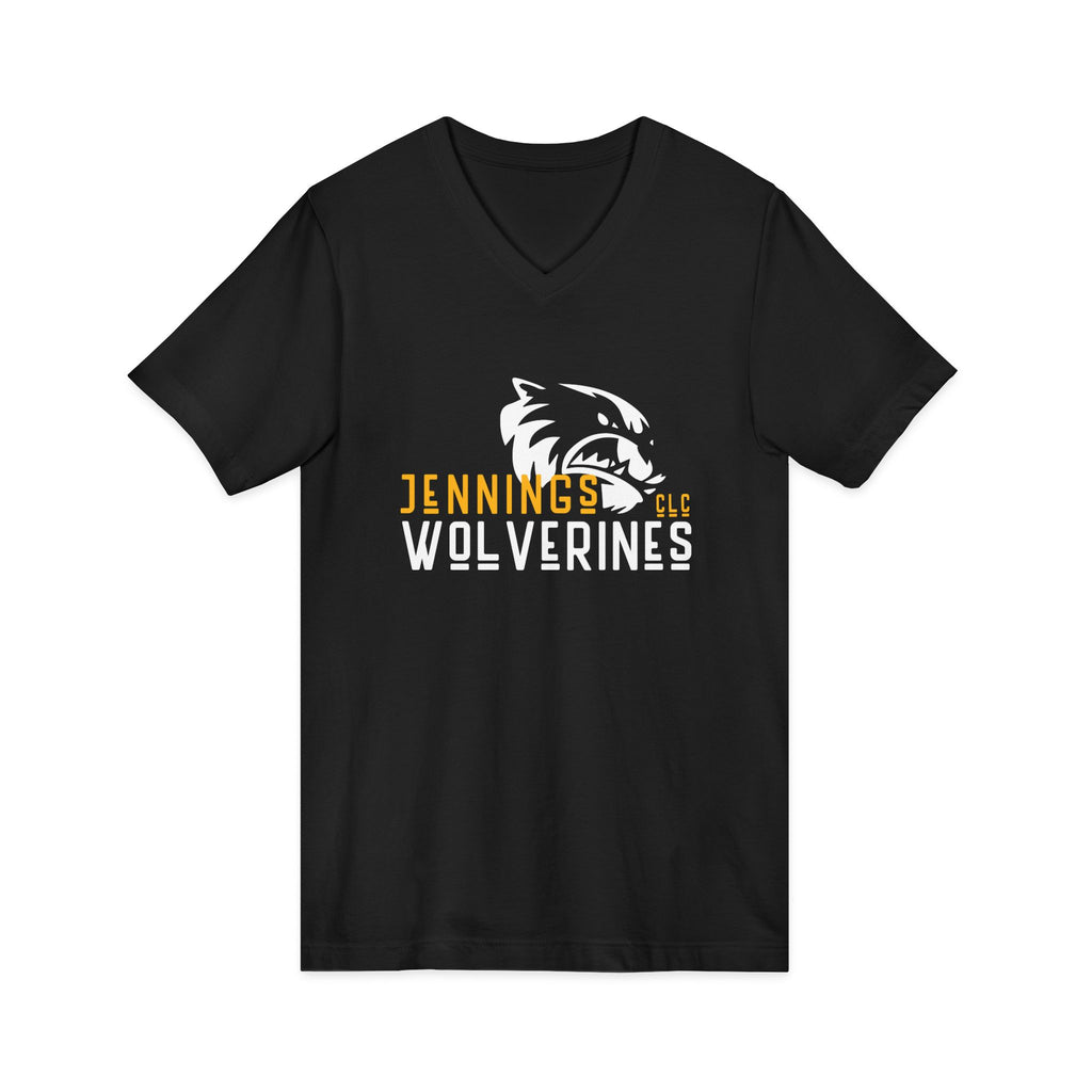Jennings Wolverines V-Neck Tee | Eighth Grade Innovator