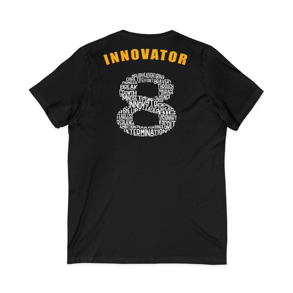 Jennings Wolverines V-Neck Tee | Eighth Grade Innovator