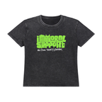IMMORAL SUPPORT-FITTED GRAPHIC TEE