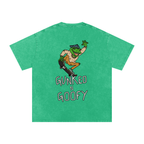 GUNKED N GOOFY-SKELLY-Oversized Snow Washed Tee