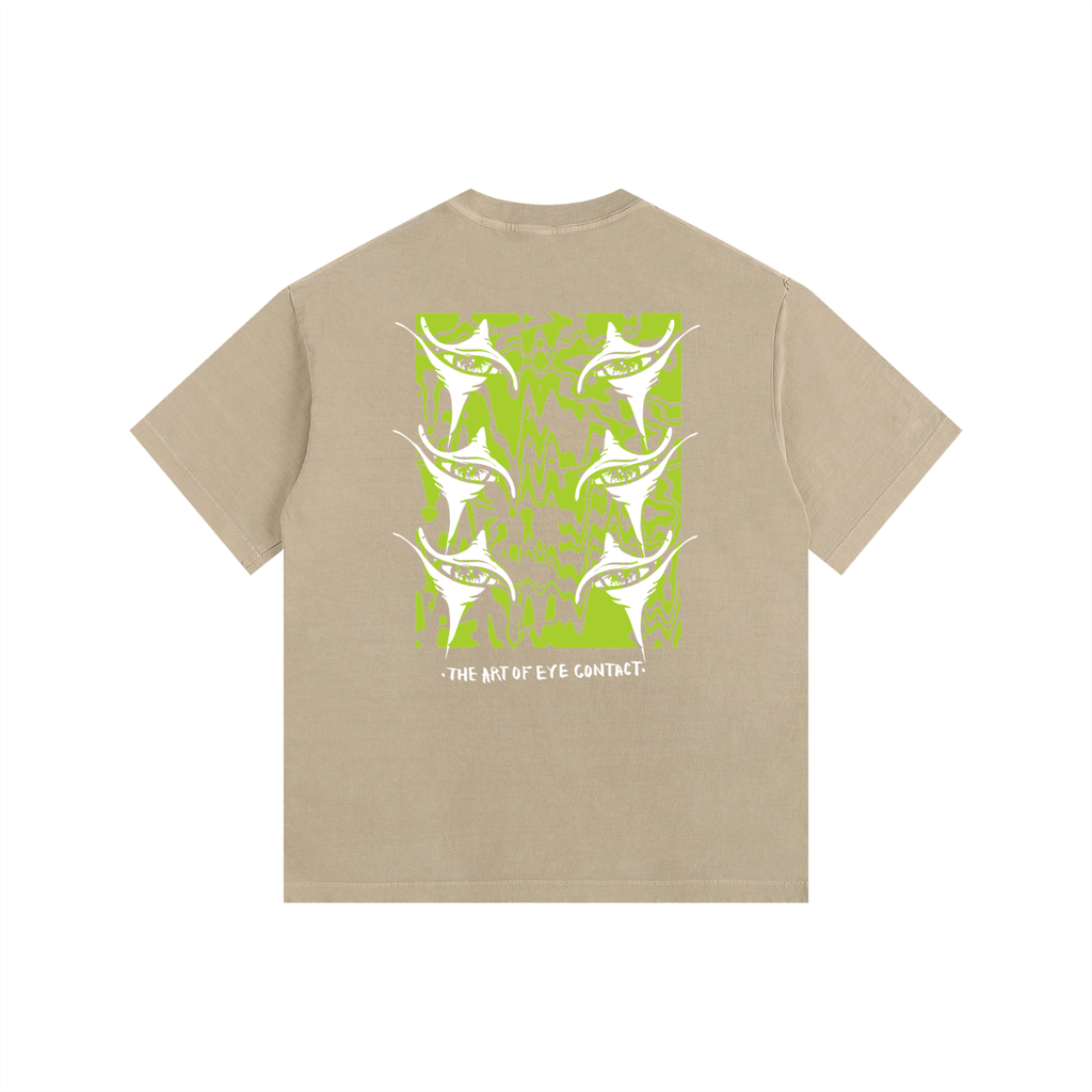 THE ART OF EYE CONTACT-Oversized Tee