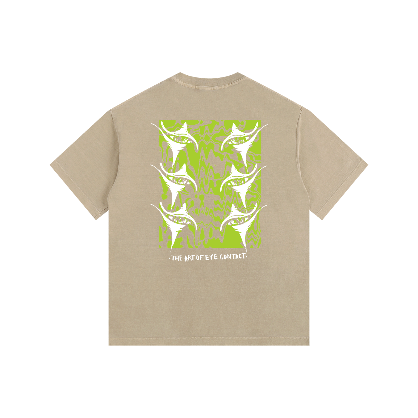 THE ART OF EYE CONTACT-Oversized Tee