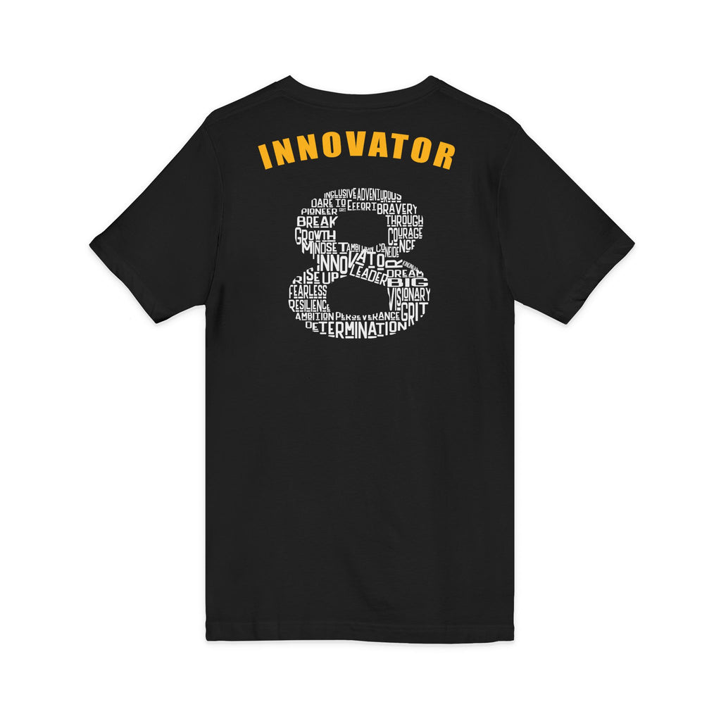 Jennings Wolverines V-Neck Tee | Eighth Grade Innovator