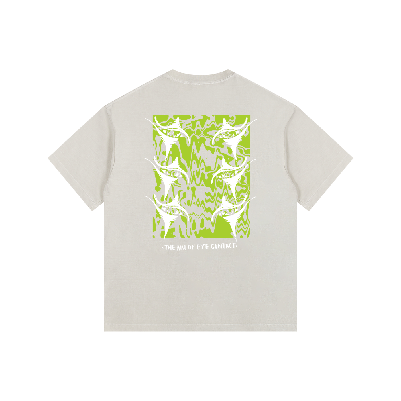 THE ART OF EYE CONTACT-Oversized Tee