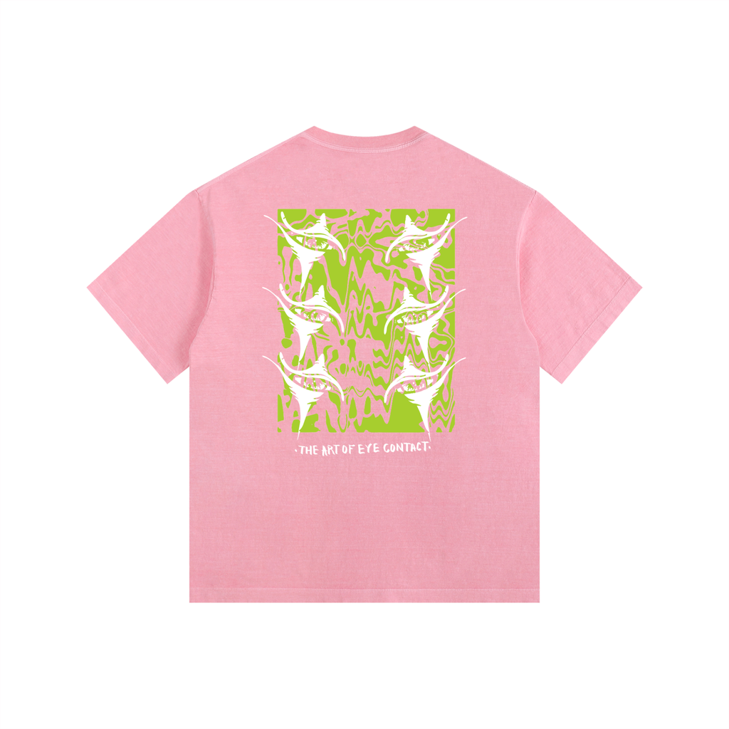 THE ART OF EYE CONTACT-Oversized Tee