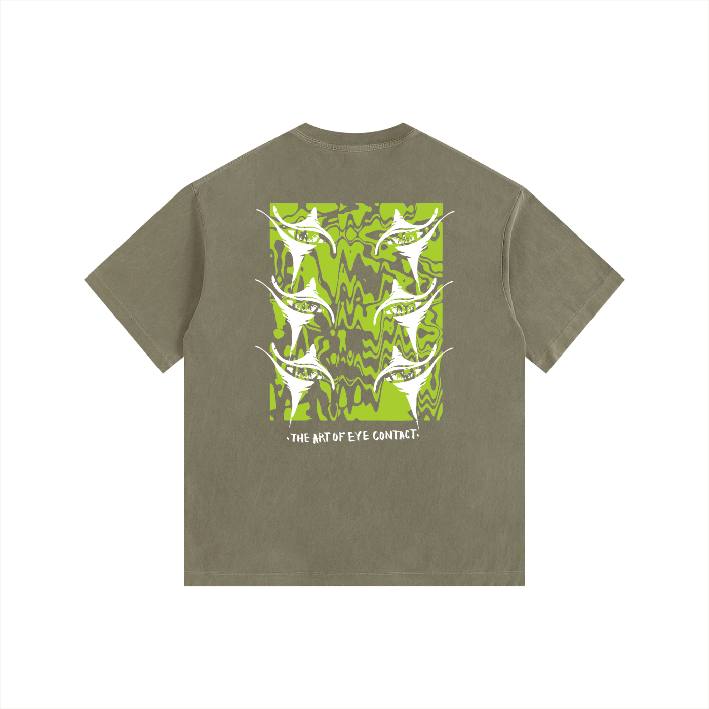 THE ART OF EYE CONTACT-Oversized Tee