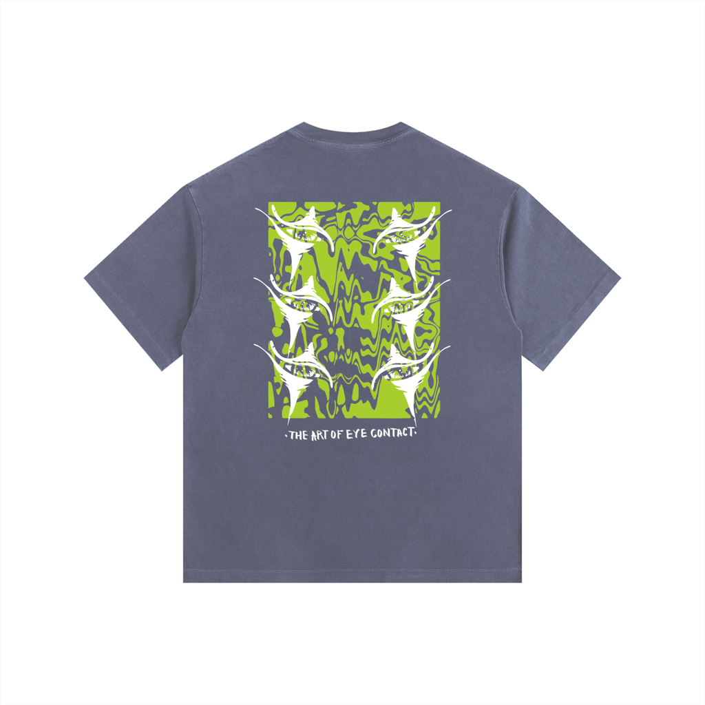 THE ART OF EYE CONTACT-Oversized Tee