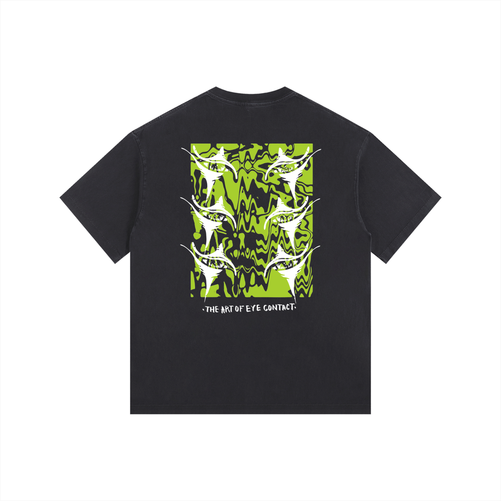 THE ART OF EYE CONTACT-Oversized Tee