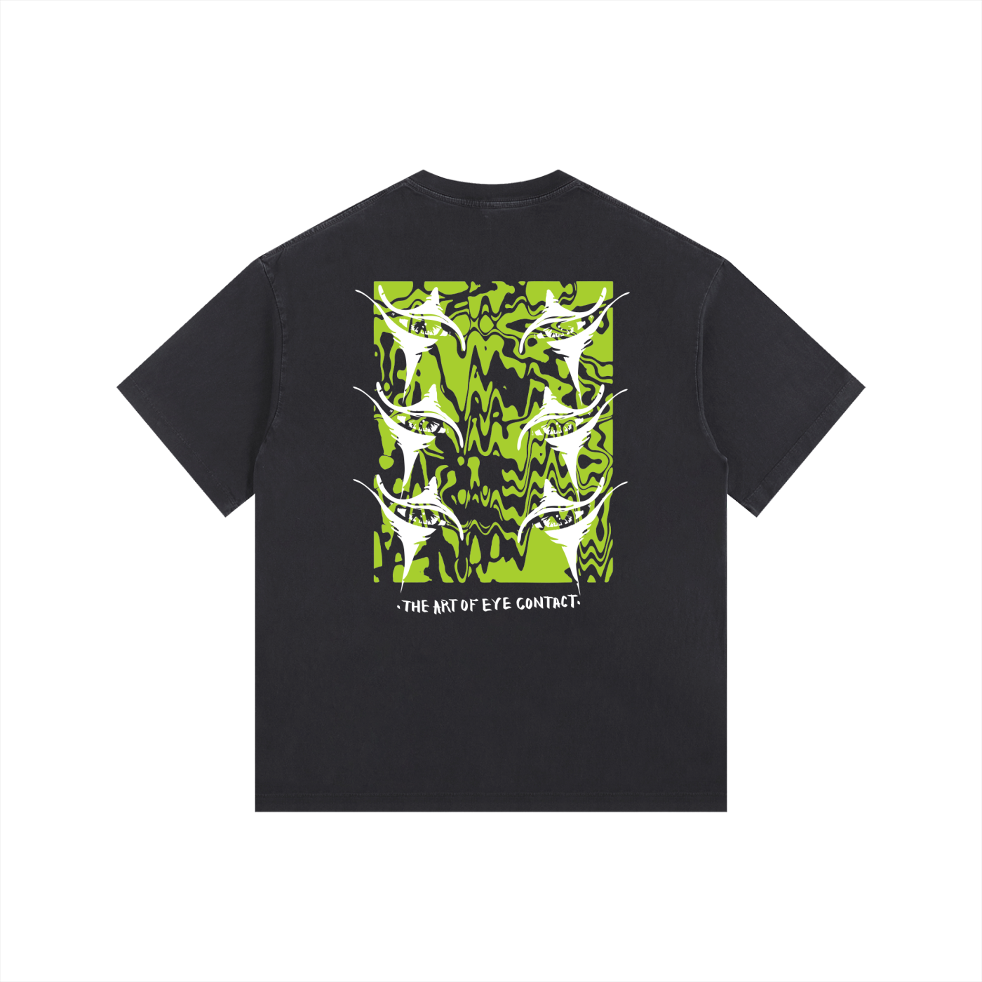THE ART OF EYE CONTACT-Oversized Tee