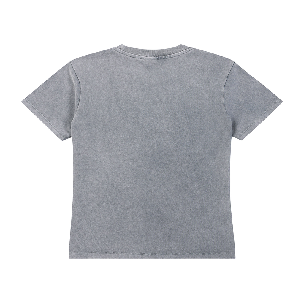 IMMORAL SUPPORT-FITTED GRAPHIC TEE
