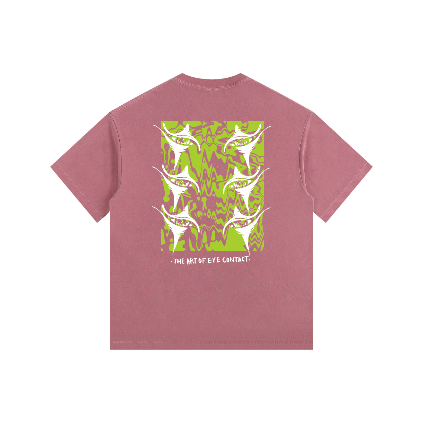 THE ART OF EYE CONTACT-Oversized Tee