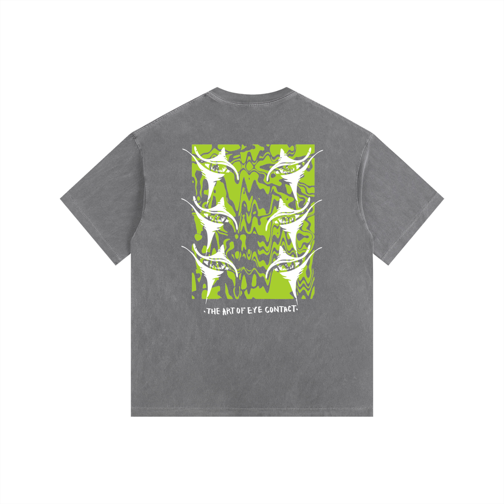 THE ART OF EYE CONTACT-Oversized Tee