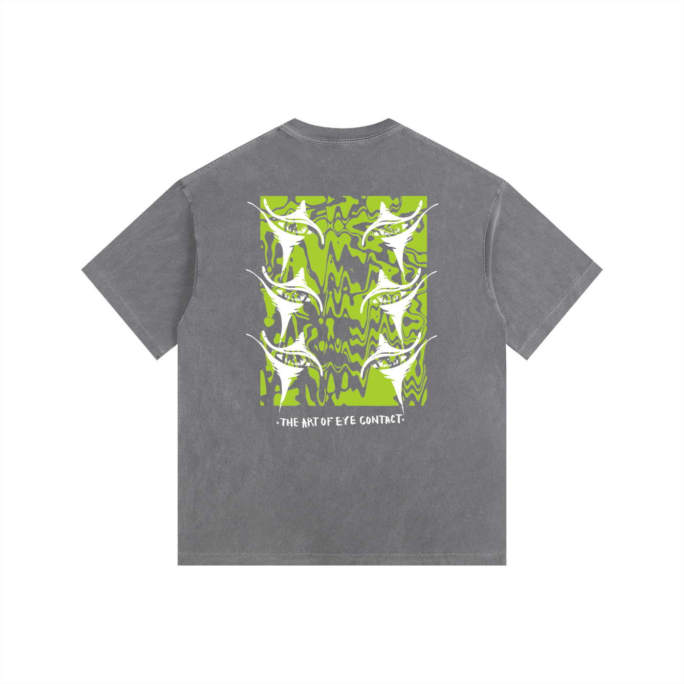 THE ART OF EYE CONTACT-Oversized Tee