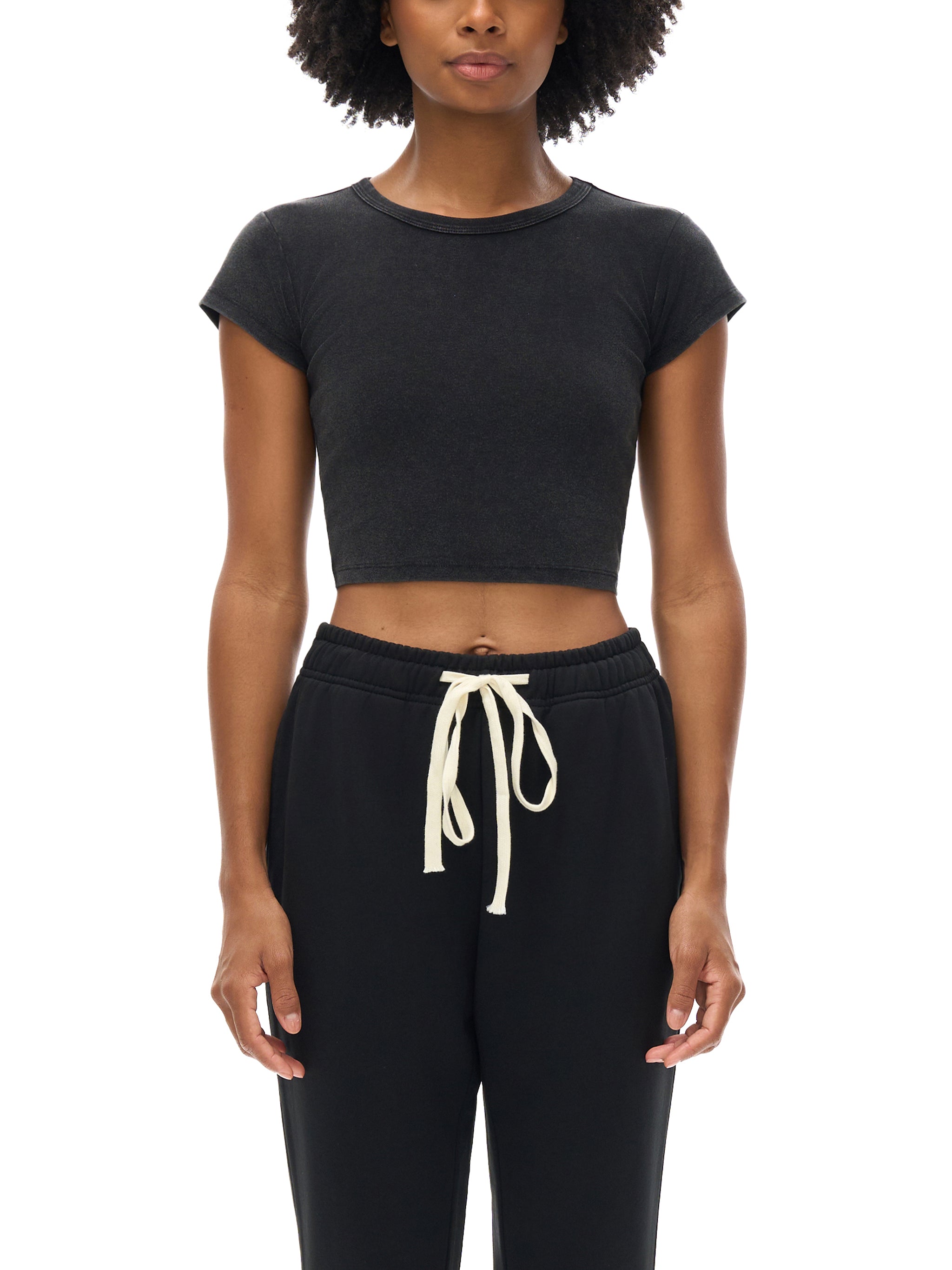UGLY ON THE INSIDE-CROP TEE