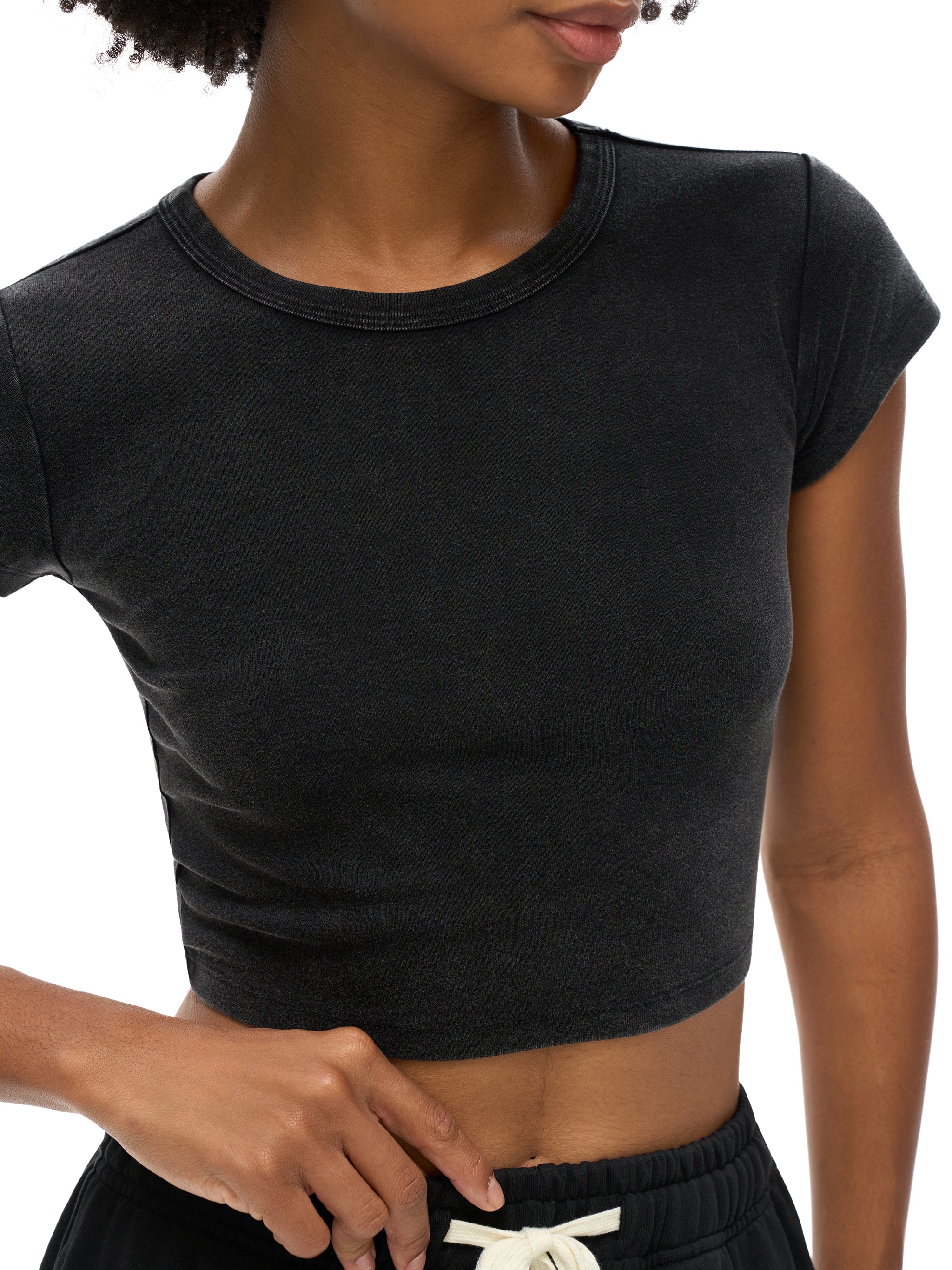 UGLY ON THE INSIDE-CROP TEE